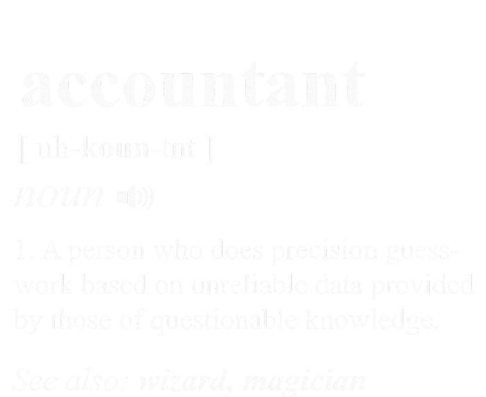 Accountant Definition Noun Accounting Major Cpa Doggie Tank