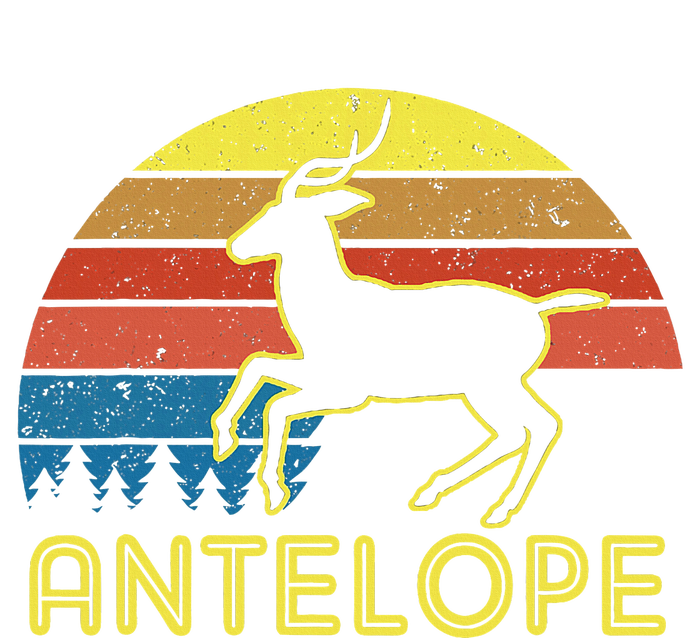 Antelope Vintage Retro Sunset Style Baby Bodysuit