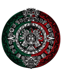 Aztec Calendar Azteca Sun Stone Mexico Flag T-Shirt