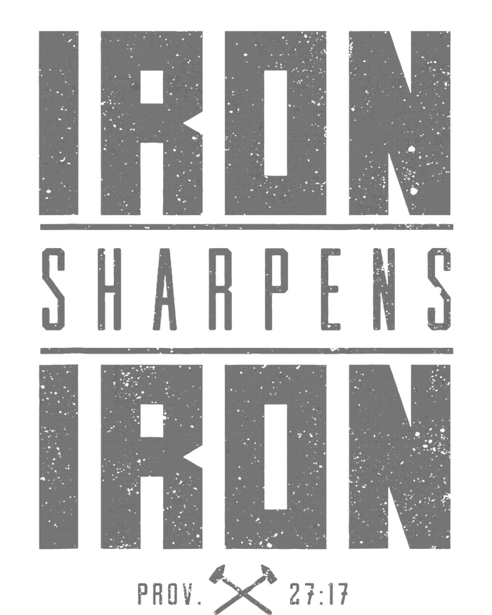 Iron Sharpens Iron Christian Bible Scripture Gym Workout Tall Long Sleeve T-Shirt