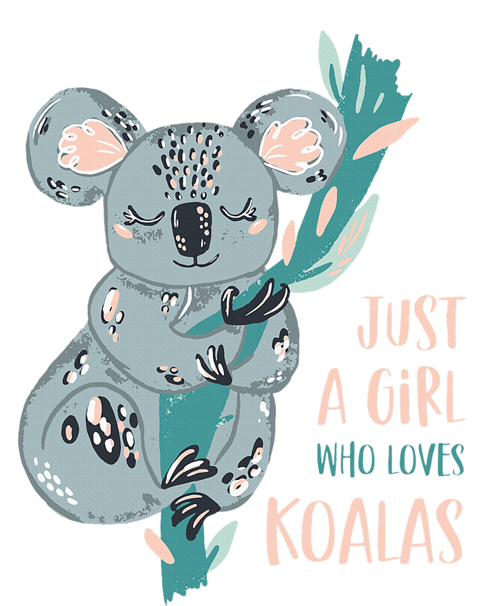 Just A Girl Who Loves Koala Bear Bumper Sticker