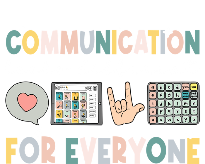 Communication Looks Different For Everyone Autism Awareness Gift T-Shirt