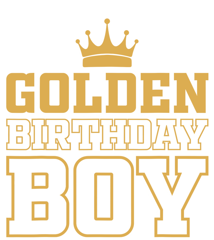 Golden Birthday Boy Birthday Party Decoration Bday T-Shirt