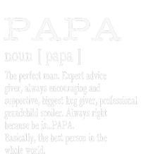 Papa Definition Grandpa FatherS Day T-Shirt