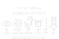 Put On The Full Armor Of God Bible Verse Religious Full-Length Apron With Pockets