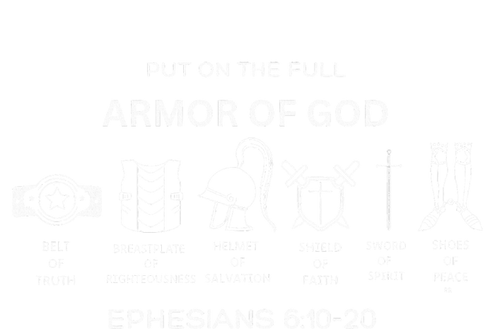 Put On The Full Armor Of God Bible Verse Religious Full-Length Apron With Pockets