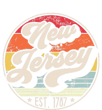 Retro New Jersey Home State Nj Cool 70s Women's Fleece Hoodie