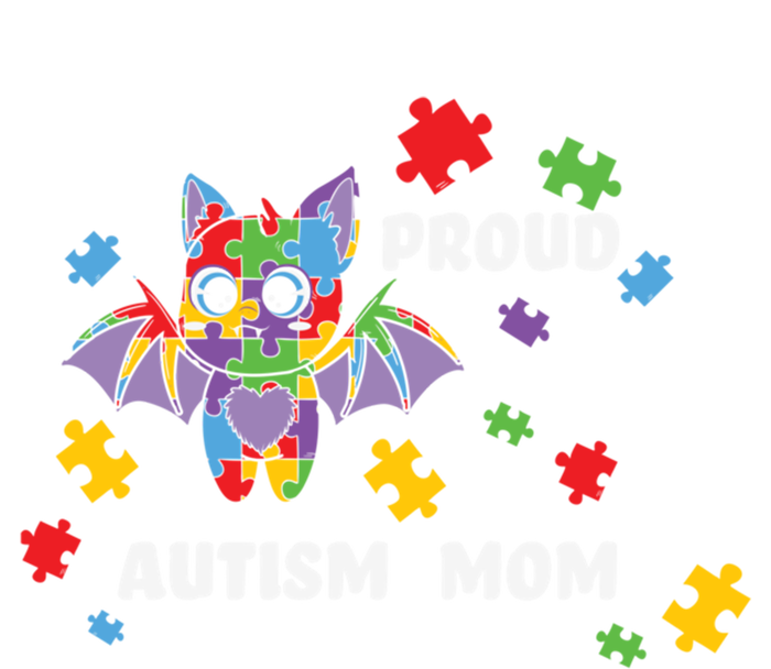 Proud Autism Mom Bat Cool Gift Coaster