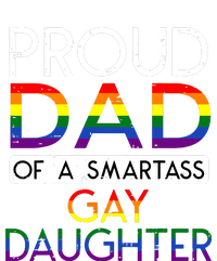 Proud Dad Of A Daughter Straight Ally Pride Month V-Neck T-Shirt