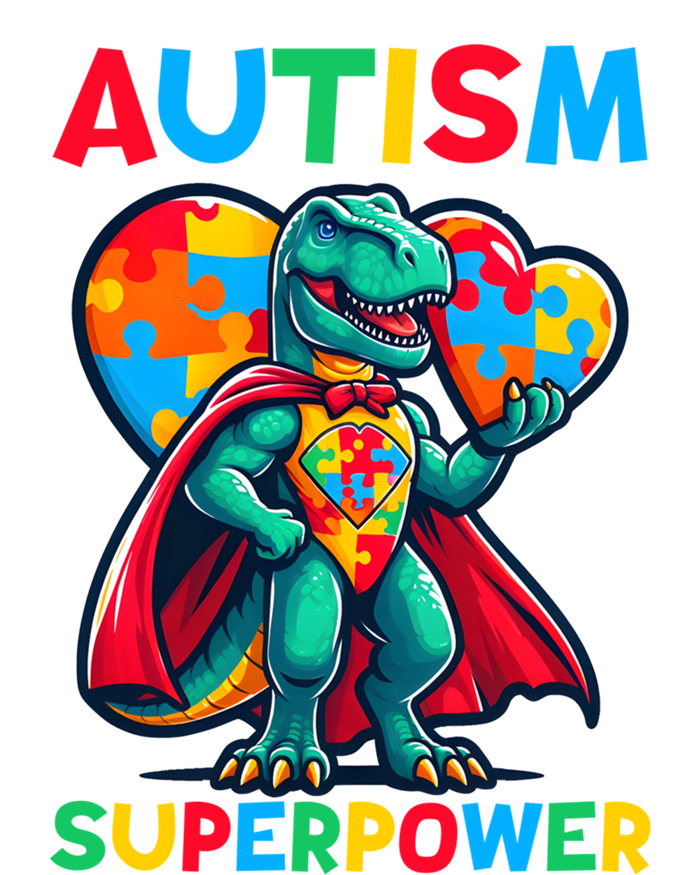 Autism Embrace Differences Dinosaur Trex Cute Puzzle Gift Striped Beanie with Solid Band