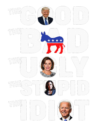 Trump The Good The Bad The Ugly The Stupid The Idiot Mesh Reversible Basketball Jersey Tank