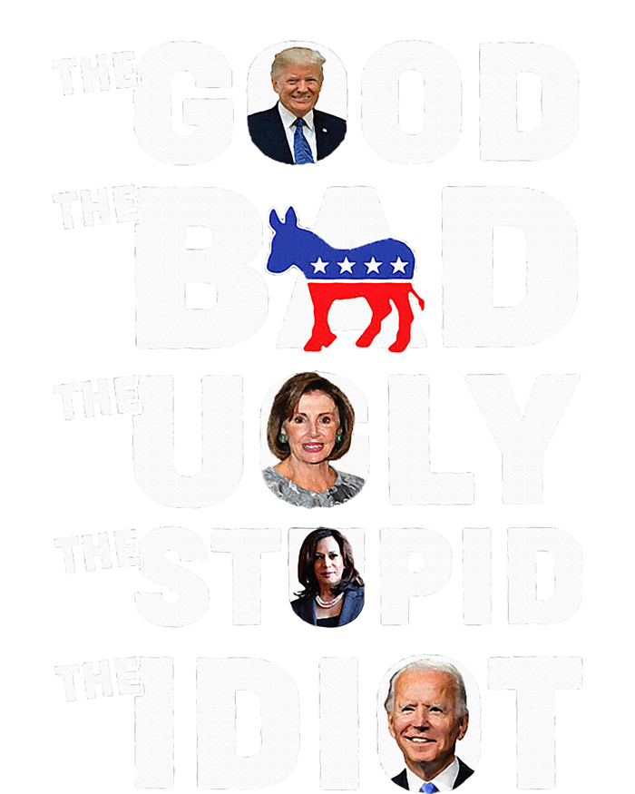 Trump The Good The Bad The Ugly The Stupid The Idiot Mesh Reversible Basketball Jersey Tank