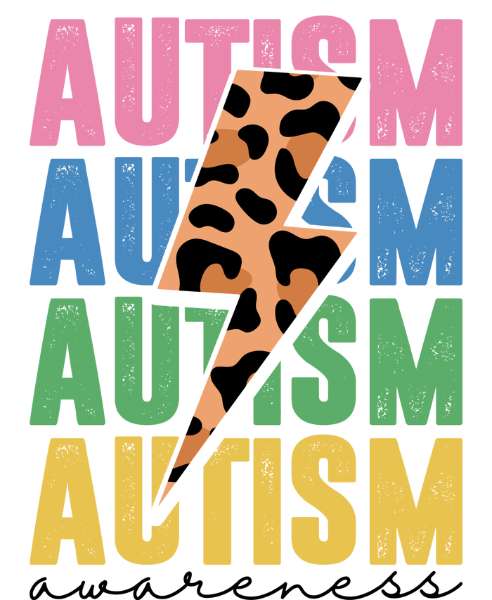 Autism Awareness Retro Cheetah Cool Comfort Performance Bucket Hat