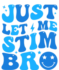 Just Let Me Stim Bro Smile Face Retro T-Shirt