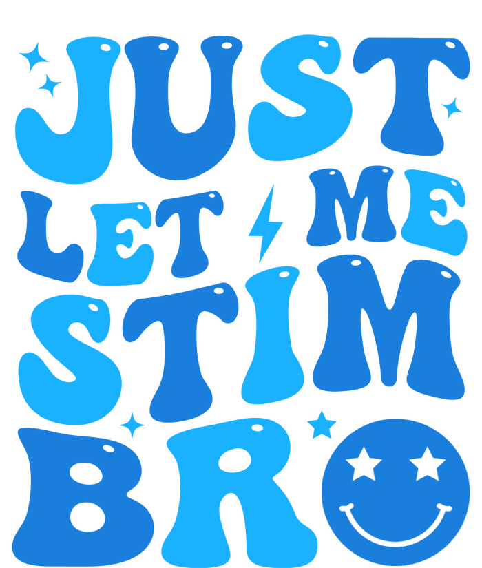 Just Let Me Stim Bro Smile Face Retro T-Shirt