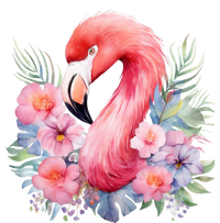 Floral Flamingo Cute Tropical T-Shirt