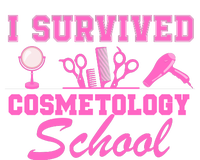 I Survived Cosmetology School Graduation Cosmetologist Cosmetology Student Magnet