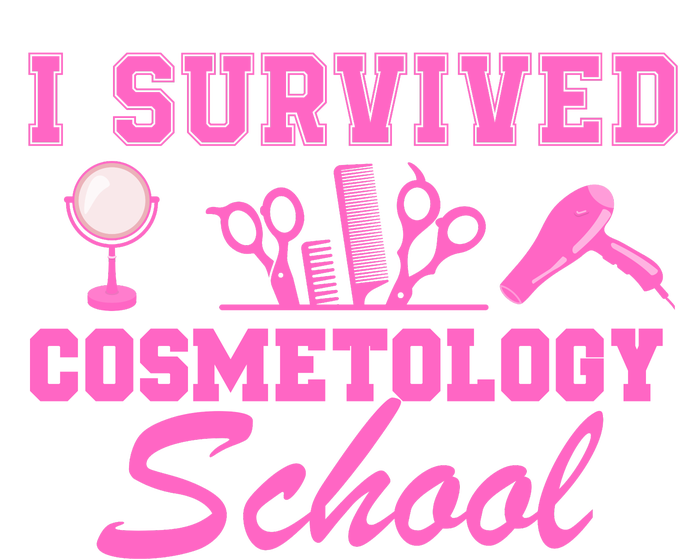 I Survived Cosmetology School Graduation Cosmetologist Cosmetology Student Magnet