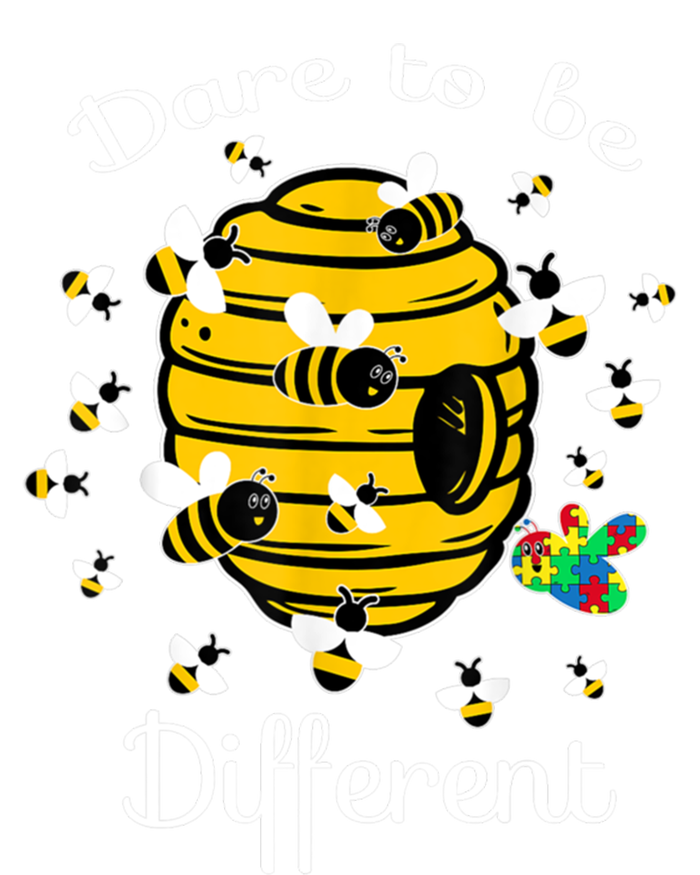 Dare To Be Different Bee Puzzle Cool Autism Awareness Gift T-Shirt