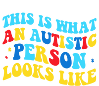 This Is What An Autistic Person Looks Like Funny Sayings Great Gift Full-Length Apron With Pockets