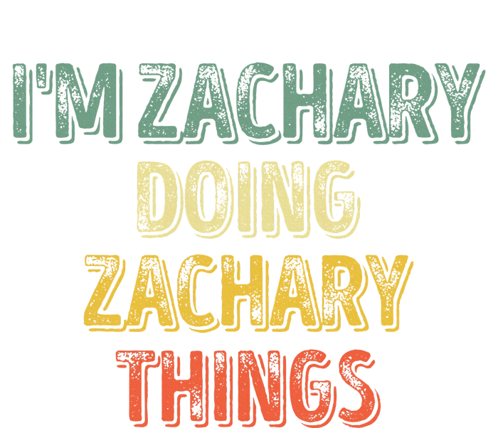 IM Zachary Doing Zachary Things Personalized Name Baby Long Sleeve Bodysuit