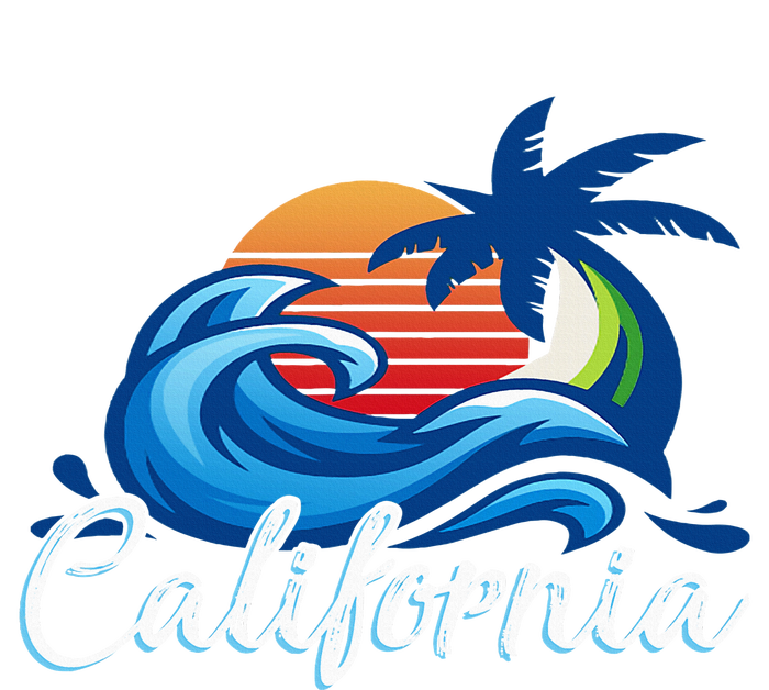 Sunset Cali Beach Waves Surfing Usa California Tank Top