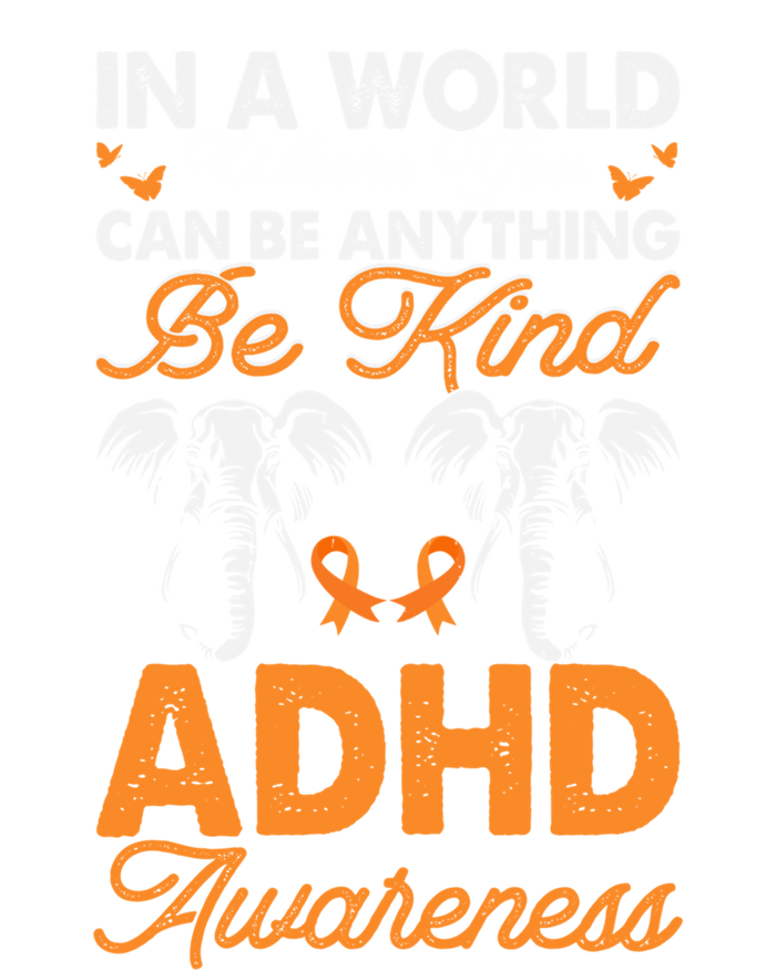 Adhd Awareness Be Anything Be Kind Autism Awareness Meaningful Gift Tall Hoodie