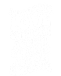 Advocate Love Support Accept Be Kind Autism Awareness Gift Tank Top