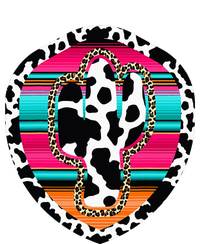 Western Cow Cactus Leopard Cheetha Serape Turquoise Pink T-Shirt