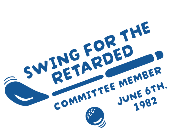 Swing For The Retarded June 6th 1982 Committee Member T-Shirt