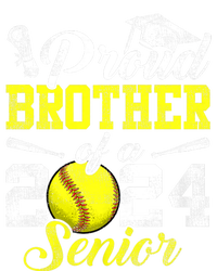 Proud Brother Of A 2024 Senior Brother Class 2024 Softball Tote Bag