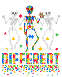 Different Puzzle Skeleton Autism Awareness Day Autistic Gift Button