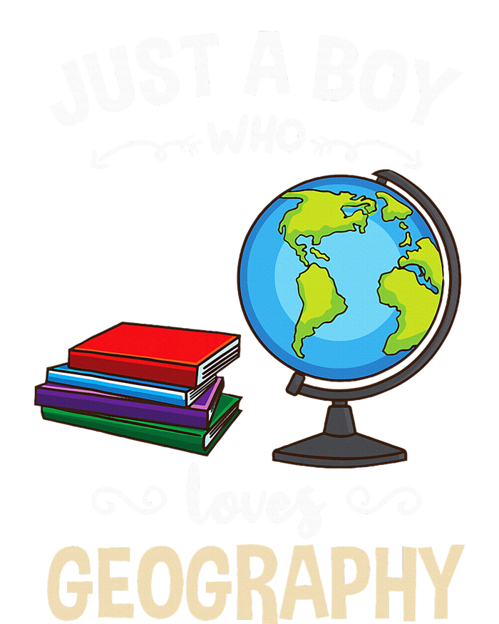 Just A Boy Who Loves Geography Toddler Fine Jersey T-Shirt