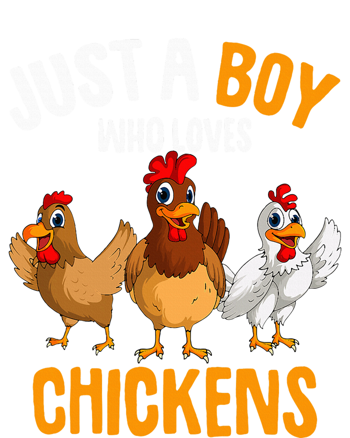 Just A Boy Who Loves Chickens Tie-Dye T-Shirt