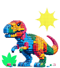 Building Bricks Dinosaur Trex Family Matching T-Shirt