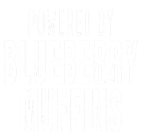 Powered By Blueberry Muffins Lover Funny Kids T-Shirt