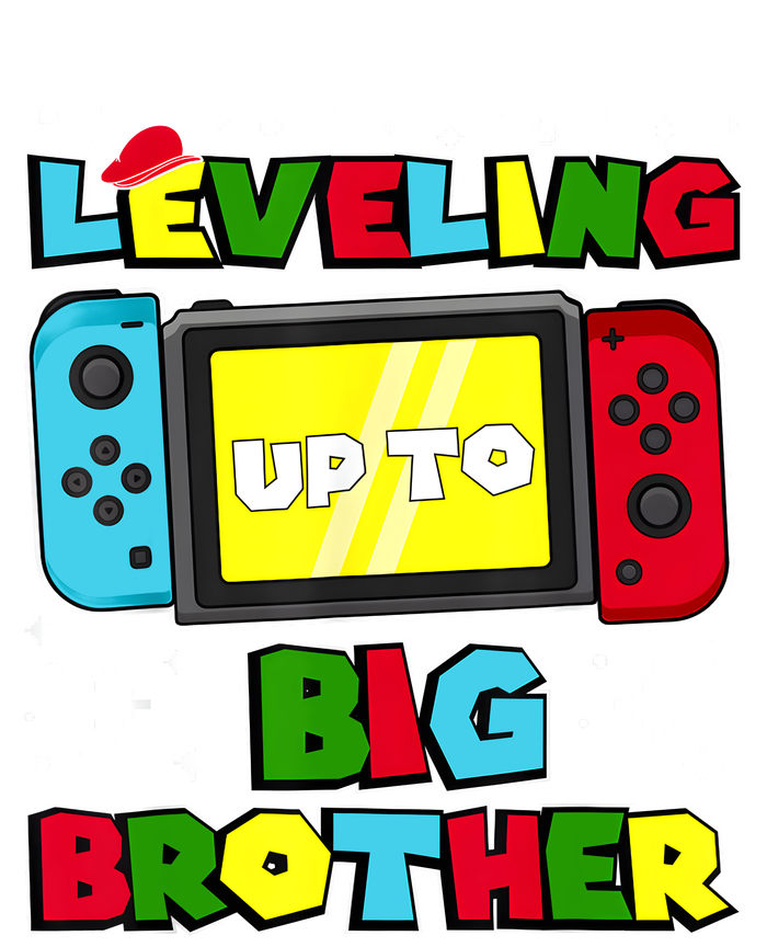 Leveling Up To Big Brother 2024 Gaming Boy Big Bro T-Shirt