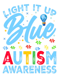 Light It Up Blue Autism Awareness Womens California Wash Sweatshirt