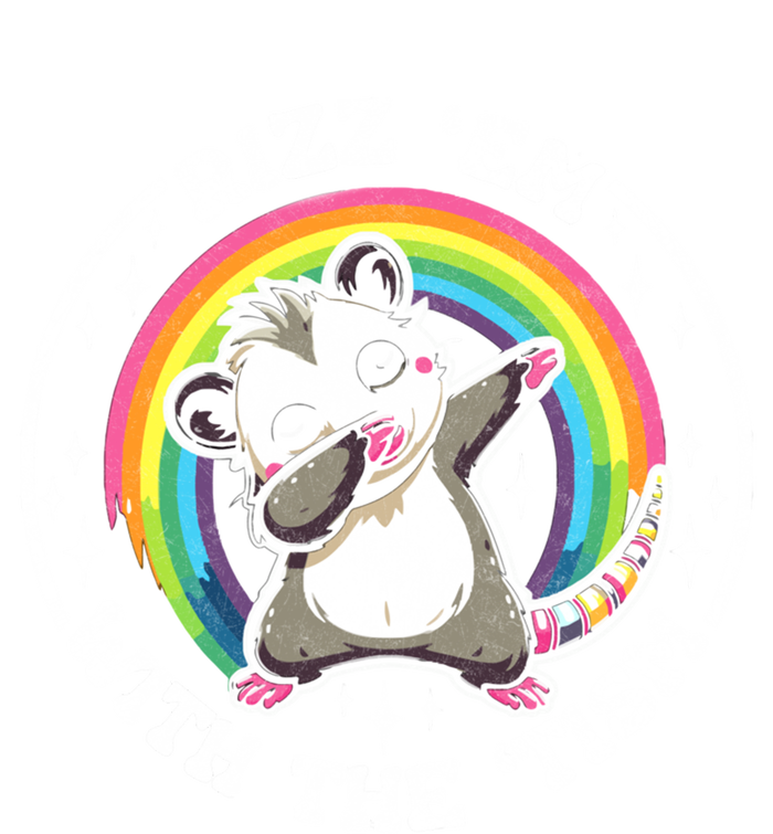 Rizz Em With The Tism Autism Funny Meme Autistic Opossum Gift Kids Long Sleeve Shirt