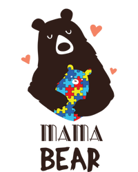 Autism Awareness Mama Bear Mom Gift Premium T-Shirt