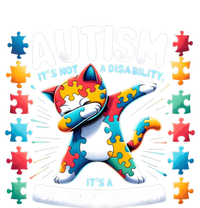 Autism Awareness Month Autism Cat Dabbing Support Autism Cute Gift T-Shirt