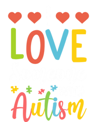 I Love Someone With Autism Aspergers Syndrome Disorders Cute Gift Long Sleeve Shirt