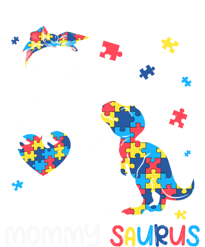 Mommy Saurus Autism Awareness Autistic Dinosaur Family Great Gift Doggie Tank