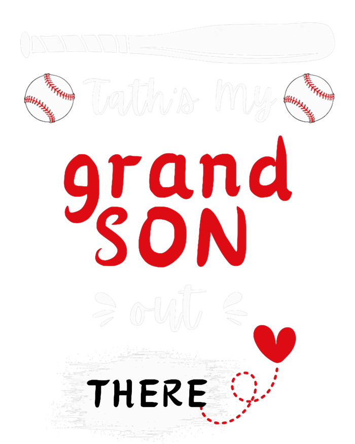 ThatS My Grandson Out There Retro Playing Baseball Grandma T-Shirt