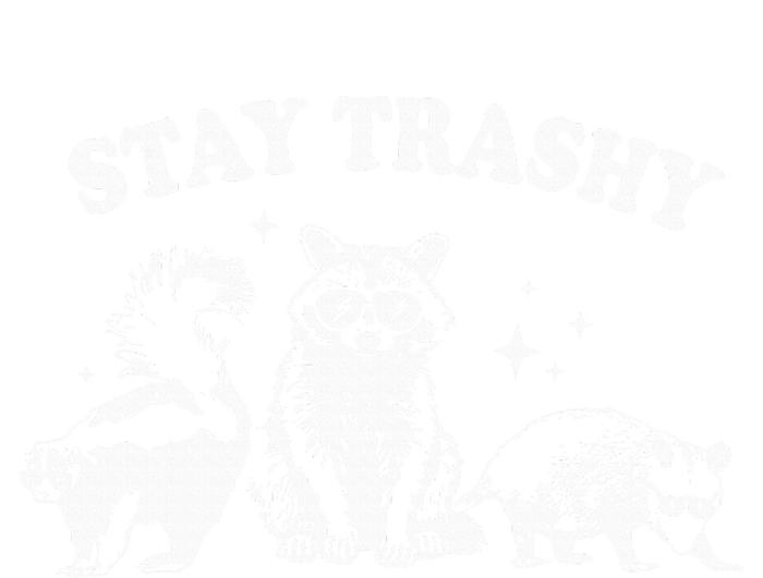 Stay Trashy Raccoon Opossum Skunk Tie-Dye Long Sleeve Shirt