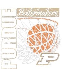 P.U.R.D.U.E Boilermakers Vintage Basketball 90s Black Women's T-Shirt