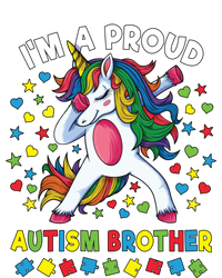 Autism Awareness Dabbing Unicorn Proud Autism Brother Funny Gift T-Shirt