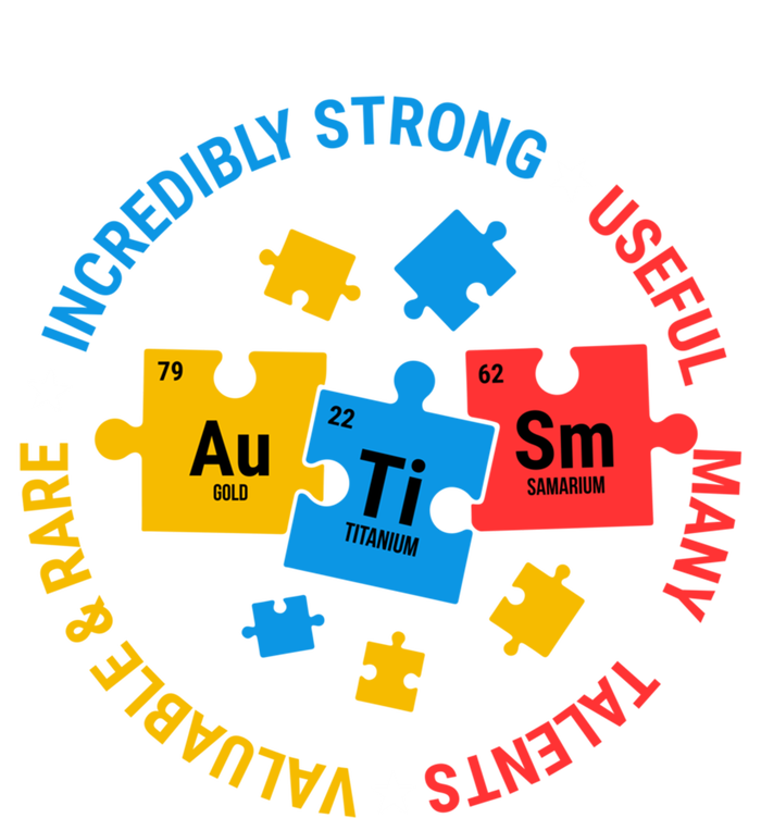 Autism Awareness Elets Periodic Table Asd Meaningful Gift T-Shirt