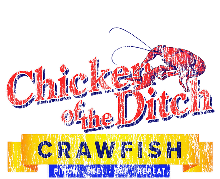 Chicken Of The Ditch Crawfish Crawfish Boil Grommeted Golf Towel