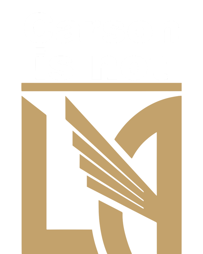 Lafc Carson Is Not La Women's V-Neck T-Shirt